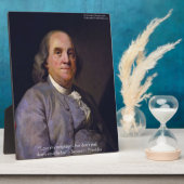 Ben Franklin "Liebe Thy Neighbor" Fotoplatte (Seite)