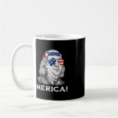 Ben Franklin Merica USA Boys Girls Kind Kaffeetasse (Links)