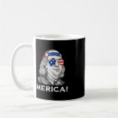 Ben Franklin Merica USA Boys Girls Kind Kaffeetasse (Links)