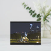 Ben Franklin Parkway Postkarte (Stehend Vorderseite)