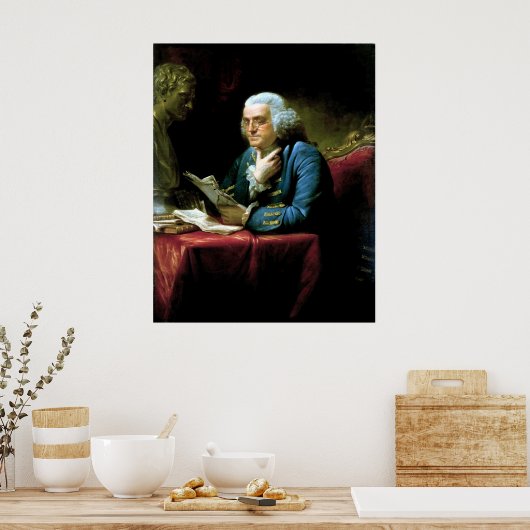 Ben Franklin Poster (Küche)