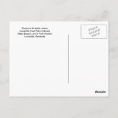 Ben Franklin-Postkarte Postkarte (Rückseite)