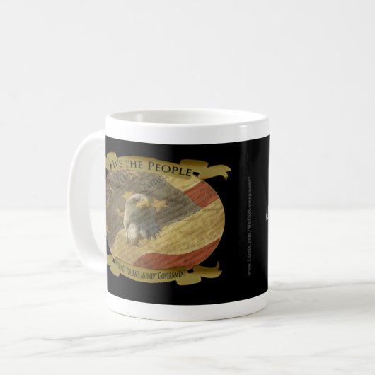 Ben Franklin - Schafe und Wölfe zitieren Tasse (Vorderseite Links)