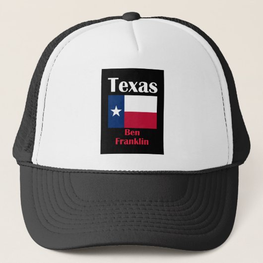 Ben Franklin TX Truckerkappe (Vorderseite)