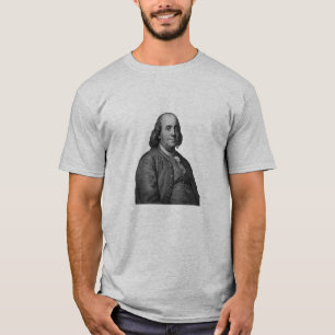 Ben Franklin und Zitat T-Shirt