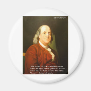 Ben Franklin (What is weisse) zitiert Geschenke &  Magnet