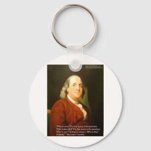 Ben Franklin (What is weisse) zitiert Geschenke & Schlüsselanhänger