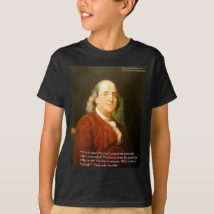 Ben Franklin (What is weisse) zitiert Geschenke & T-Shirt