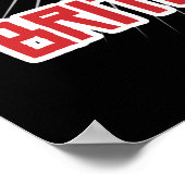 Ben Franklin zu Cool für die britische Regierung Poster (Ecke)