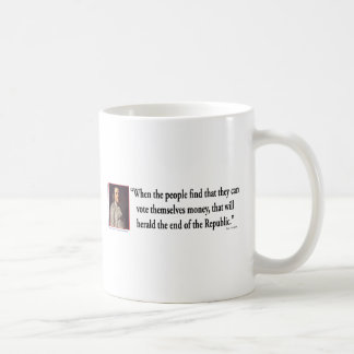 Ben Franklin zur Demokratie Kaffeetasse