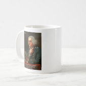 Ben Frankling Wisdom Zitat "Any fool Geschenke & C Kaffeetasse (Vorderseite Links)