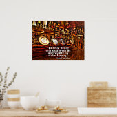 Ben Franklins berühmtes Bier-Zitat Poster (Küche)