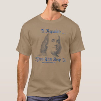 Ben Franklins Herausforderung - Pewter-T - Shirt
