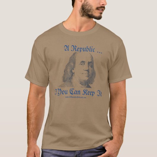 Ben Franklins Herausforderung - Pewter-T - Shirt (Vorderseite)