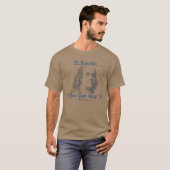 Ben Franklins Herausforderung - Pewter-T - Shirt (Vorne ganz)