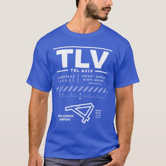 Ben Gurion Airport TLV T - Shirt (Vorderseite)