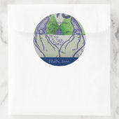 Ben Howard Button Runder Aufkleber (Tasche)