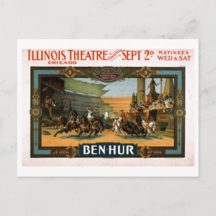 Ben Hur - Broadway Play Poster Postkarte