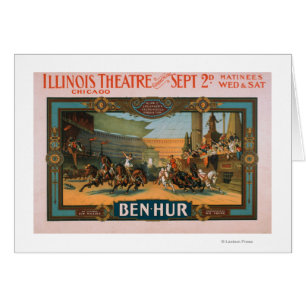Ben-Hur Chicagos am Illinois-Theater-Plakat