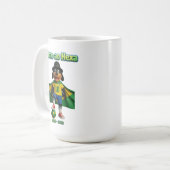Ben-Hur Craque 10 com Capa da Bandeira Kaffeetasse (Vorderseite Links)