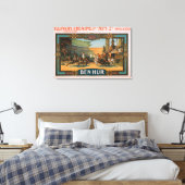 Ben-Hur in Chicagos Illinois-Theaterposter Leinwanddruck (Insitu (Schlafzimmer))