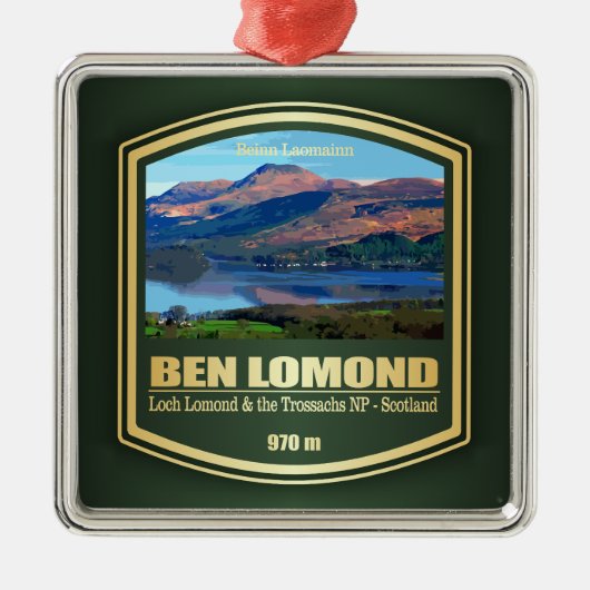 Ben Lomond (PF) Ornament Aus Metall (Vorne)