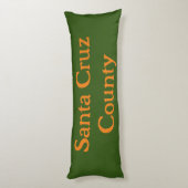 Ben Lomond Santa Cruz Landkreis grüner orangefarbe Seitenschläferkissen (Rückseite (Vertikal))