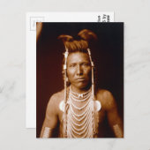 Ben Long Ear (Indianeramerikaner) Postkarte (Vorne/Hinten)