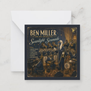 Ben Miller Orchestra Album: eine Parodie Mitteilungskarte