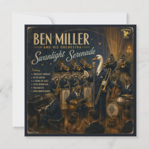 Ben Miller Orchestra Album: eine Parodie Mitteilungskarte