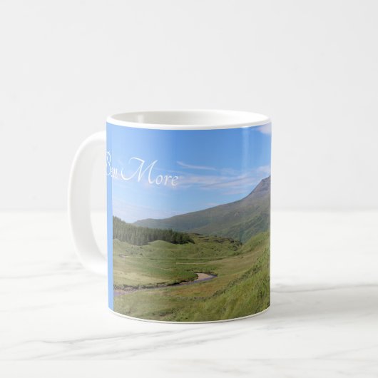 Ben More Mountain, Insel Mull, Schottland Kaffeetasse (Vorderseite Links)