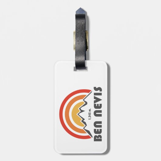 Ben Nevis Gepäckanhänger (Rückseite vertikal)