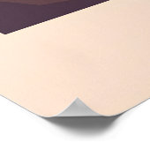 Ben Nevis Modern Travel Poster (Ecke)