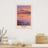 Ben Nevis modernes Reiseposter Poster (Küche)