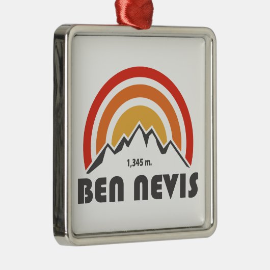 Ben Nevis Ornament Aus Metall (Rechts)