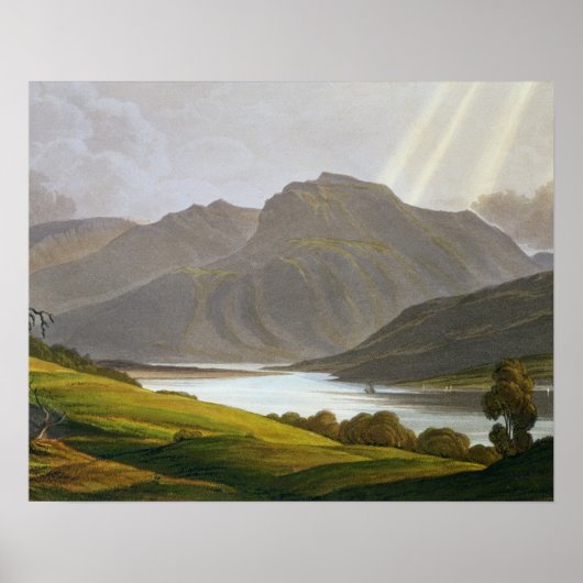 Ben Nevis, Platte XII aus "Landschaft des Grampisc Poster (Vorne)