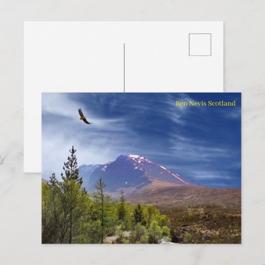Ben Nevis Postkarte (Vorne/Hinten)