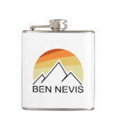 Ben Nevis Retro Flachmann (Vorderseite)