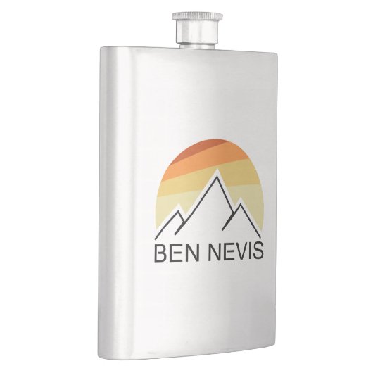 Ben Nevis Retro Flachmann (Rechts)