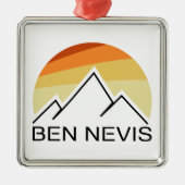 Ben Nevis Retro Ornament Aus Metall (Vorne)