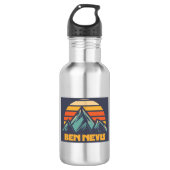 Ben Nevis Retro Turquoise Edelstahlflasche (Vorderseite)