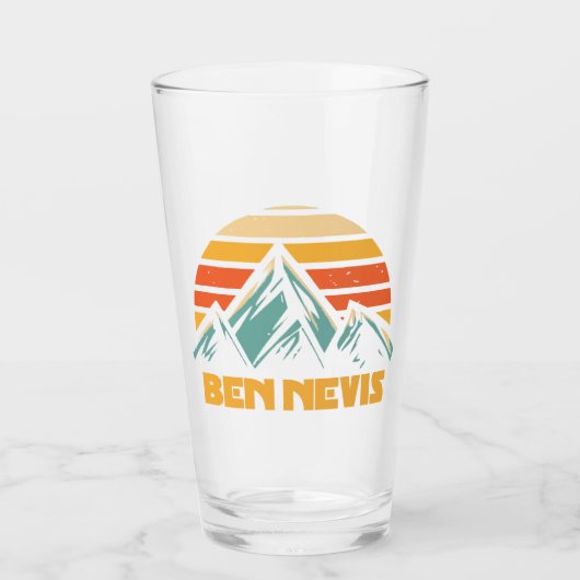 Ben Nevis Retro Turquoise Glas (Vorderseite)