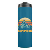 Ben Nevis Retro Turquoise Thermosbecher (Vorderseite)