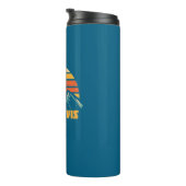 Ben Nevis Retro Turquoise Thermosbecher (Nach rechts gedreht)