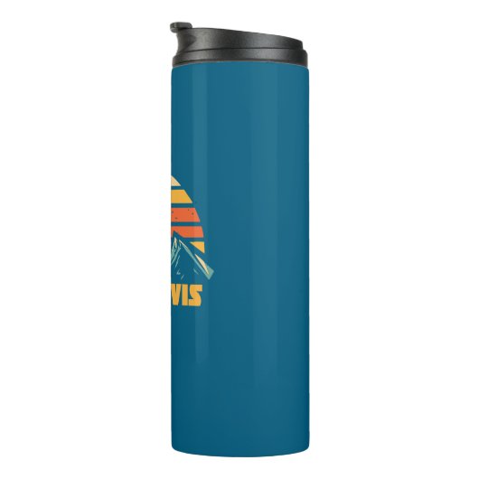 Ben Nevis Retro Turquoise Thermosbecher (Nach rechts gedreht)