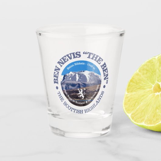 Ben Nevis Schnapsglas (Vorderseite)