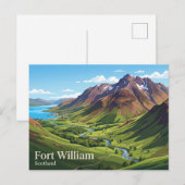 Ben Nevis Schottland Postkarte (Vorne/Hinten)