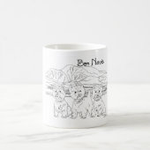 Ben Nevis Scotland mit Westies Kaffeetasse (Mittel)
