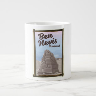 Ben Nevis Scotland Reiseplakat Jumbo-Tasse