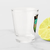 Ben Nevis Scotland Travel Art Vintag Schnapsglas (Links)